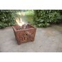 ESSCHERT DESIGN Feuerkorb quadratisch, rost