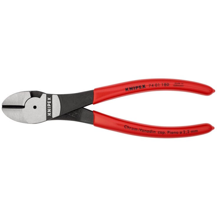 KNIPEX 74 01 180 Kraft-Seitenschneider 180 mm