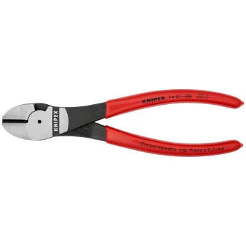 KNIPEX 74 01 180 Kraft-Seitenschneider 180 mm