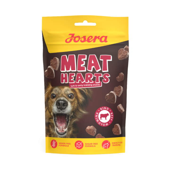 Hunde - Snack JOSERA Meat Hearts Beef, 70 g