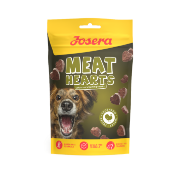 Hunde - Leckerli JOSERA Meat Hearts Turkey, 70 g