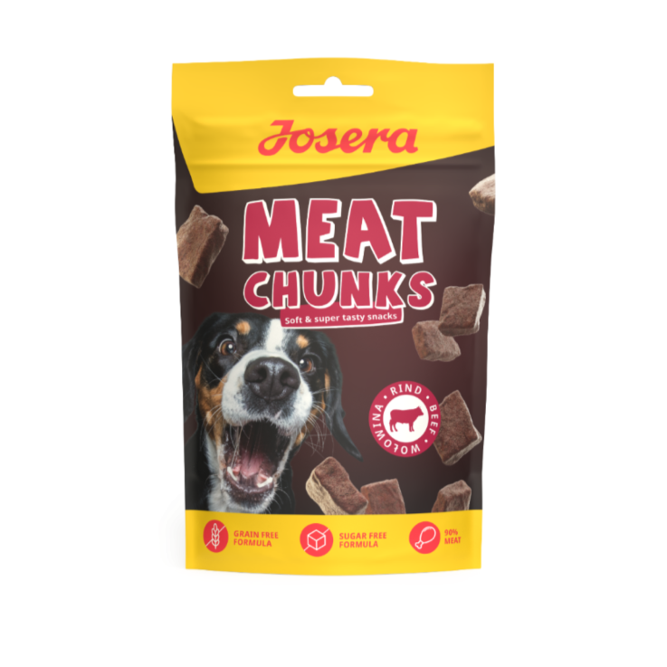 Hunde - Snack JOSERA Meat Chunks Beef, 70 g