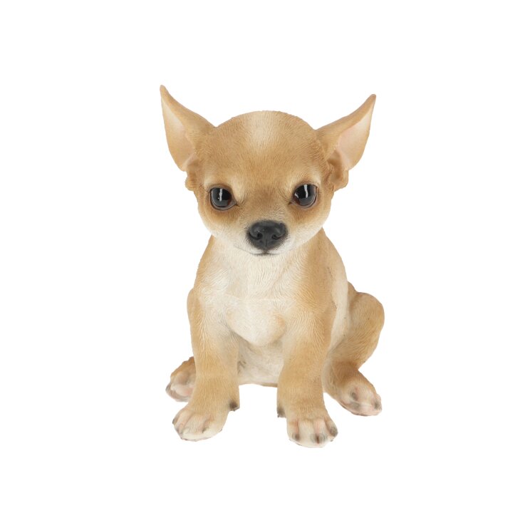 ESSCHERT DESIGN Deko - Figur Sitzender Chihuahua Welpe