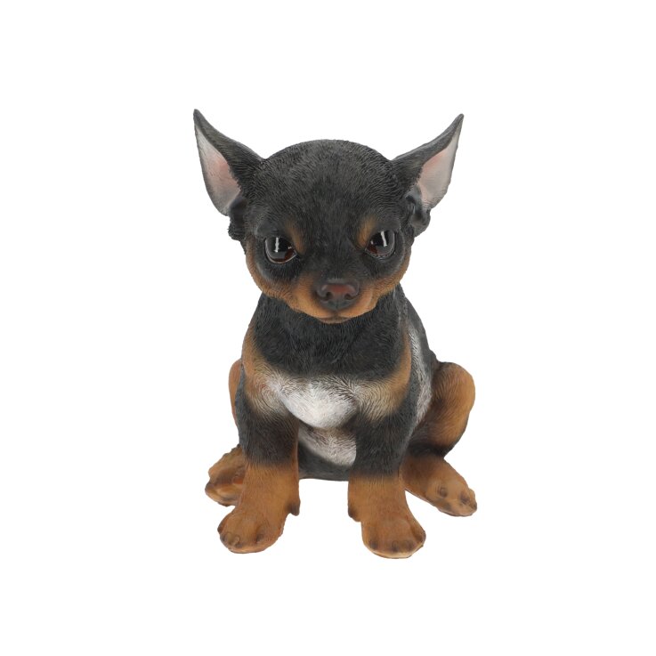 ESSCHERT DESIGN Deko - Figur Sitzender Chihuahua Welpe