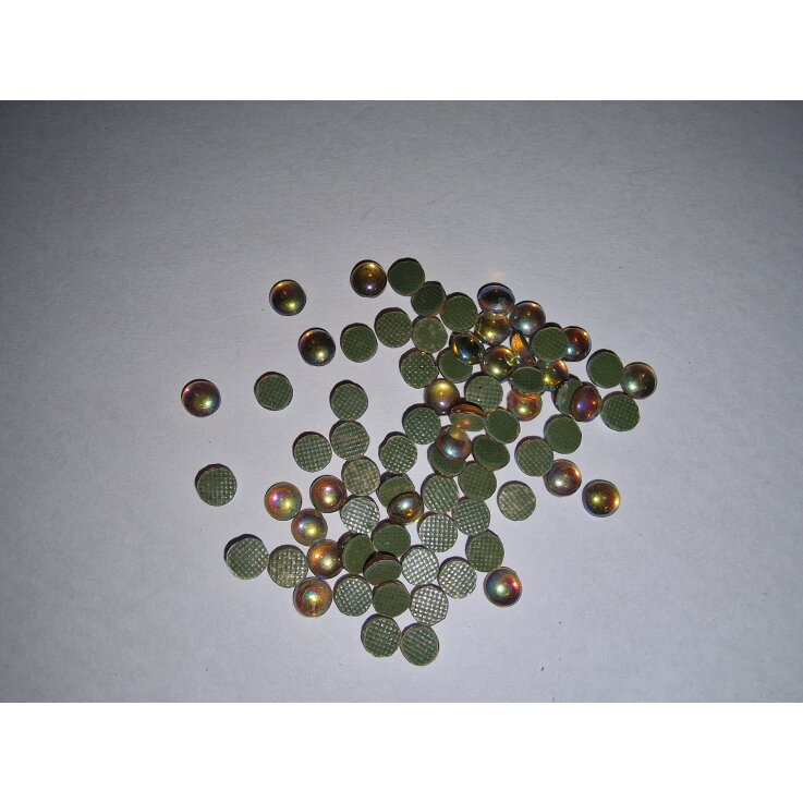 Strass Cabochon goldtopas 4 mm