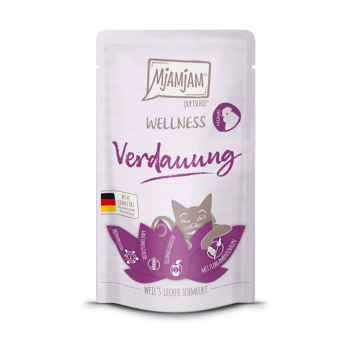 Katzen - Nassfutter MjAMjAM Wellness Verdauung Huhn, 125 g