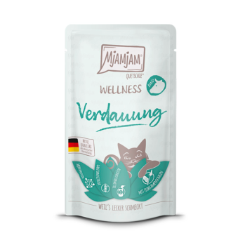 Katzen - Nassfutter MjAMjAM Wellness Verdauung Rind, 125 g