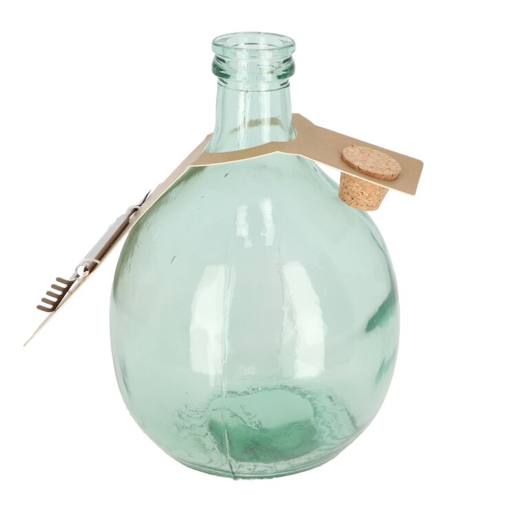 ESSCHERT DESIGN Terrarium-Pflanzgefäß mit Werkzeug