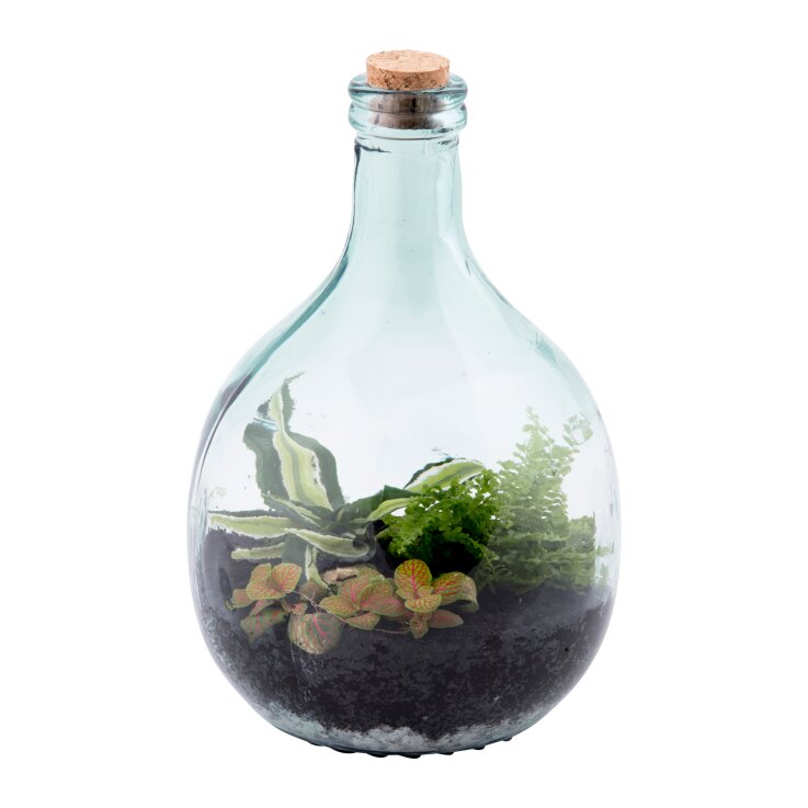 ESSCHERT DESIGN Terrarium-Pflanzgefäß mit Werkzeug