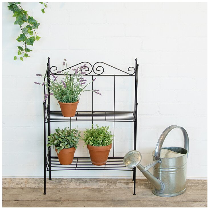 ESSCHERT DESIGN Faltbare Etagere, schwarz