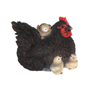 ESSCHERT DESIGN Deko - Figur Liegendes Huhn mit...
