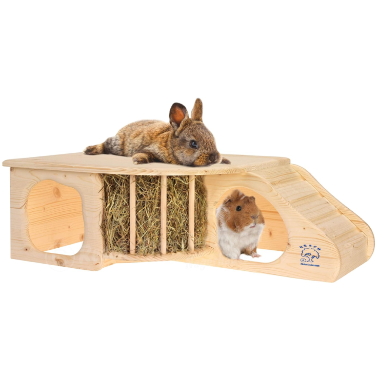 RESCH Nagerhöhle aus massivem Fichtenholz, XL