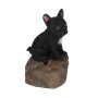 ESSCHERT DESIGN Deko - Figuren Begrüßungswelpen auf Stein mit Sound