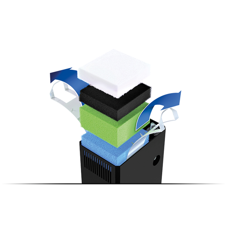 JUWEL Aquarium Trigon 350 inkl. LED-Beleuchtung, Pumpe, Filter und Heizer, weiß