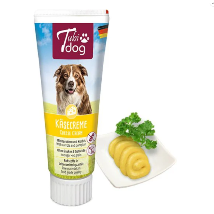 Hunde - Snacks HANSEPET Tubidog Käsecreme, 75 g
