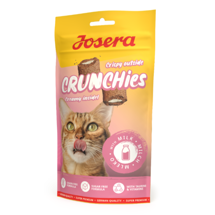Katzen- Snack JOSERA Crunchies with Milk, 60 g