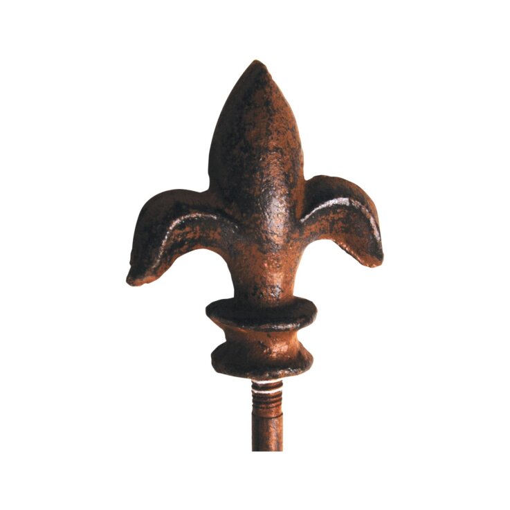 ESSCHERT DESIGN Spiral-Pflanzstäbe aus Gusseisen, braun, 125 cm