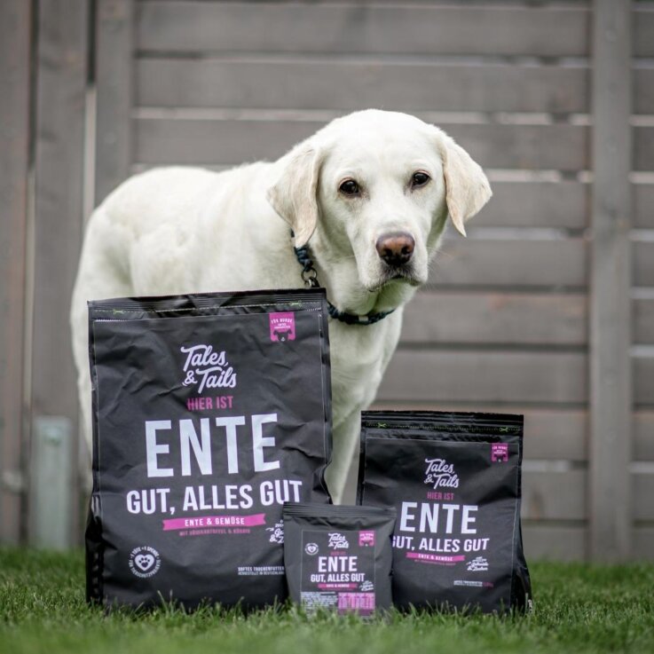 Hunde - Trockenfutter TALES & TAILS "Ente gut, alles gut", 1,5 kg