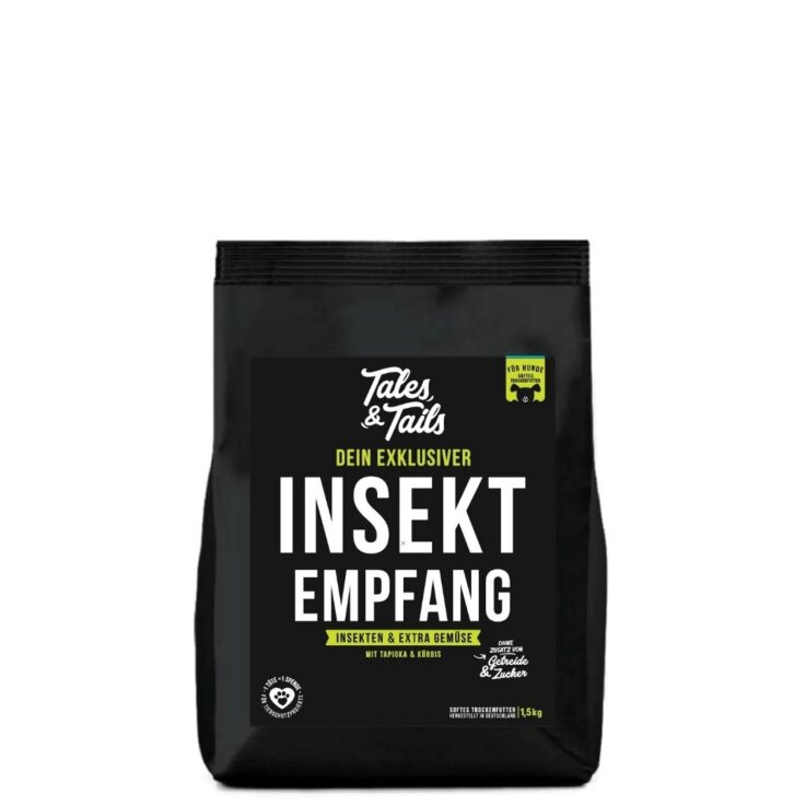 Hunde - Trockenfutter TALES & TAILS "InSektempfang", 1,5 kg