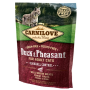 Katzen - Trockenfutter CARNILOVE Adult Duck & Pheasant Hairball Control