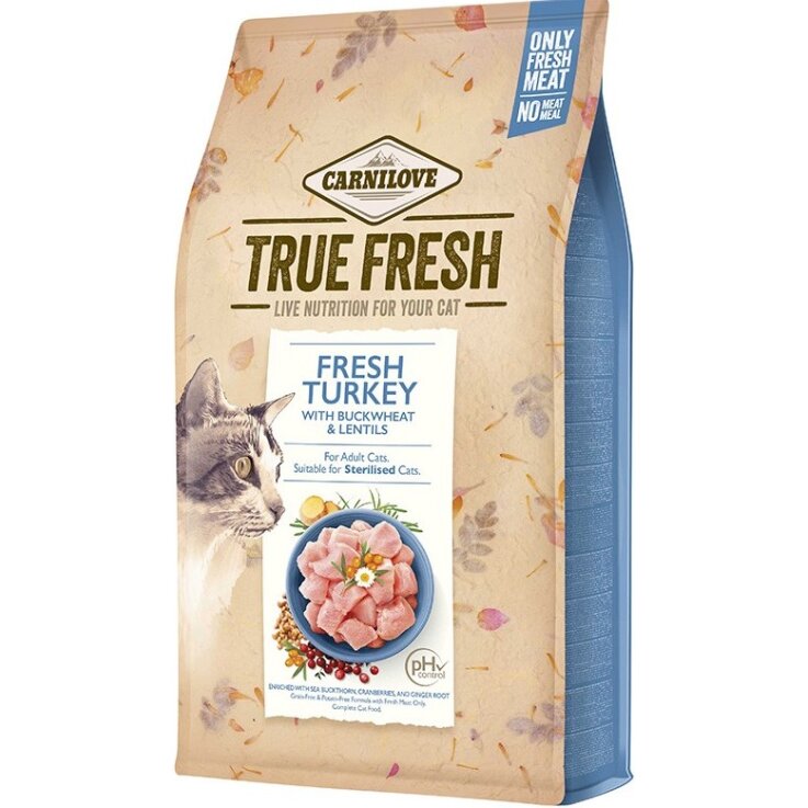 Katzen - Trockenfutter CARNILOVE Adult True Fresh Turkey
