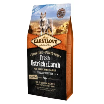 Hunde - Trockenfutter CARNILOVE Adult Fresh Ostrich &...
