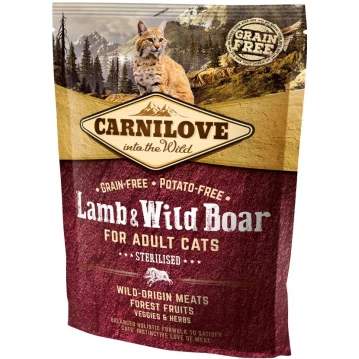 Katzen - Trockenfutter CARNILOVE Adult Lamb &amp; Wild...