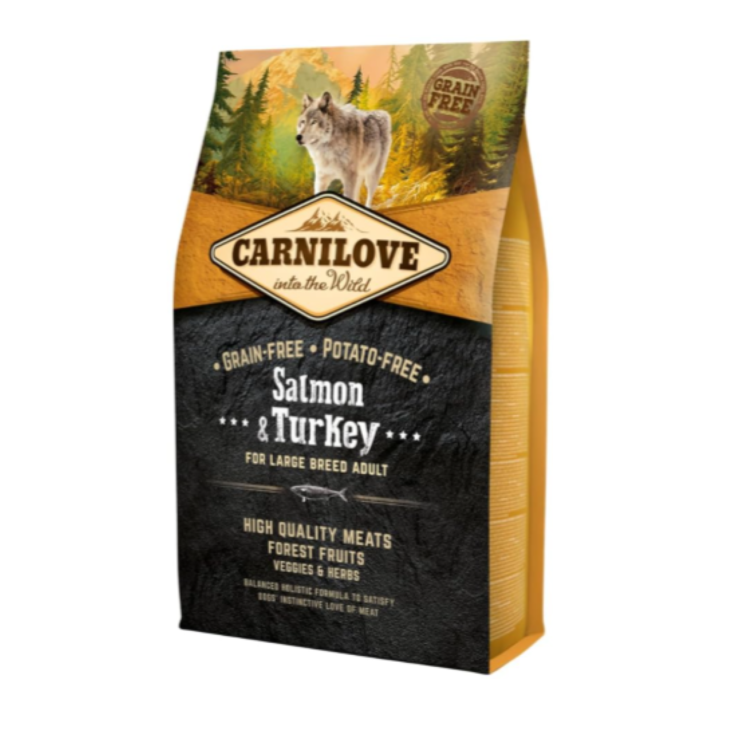 Hunde - Trockenfutter CARNILOVE Adult Salmon & Turkey Large Breed