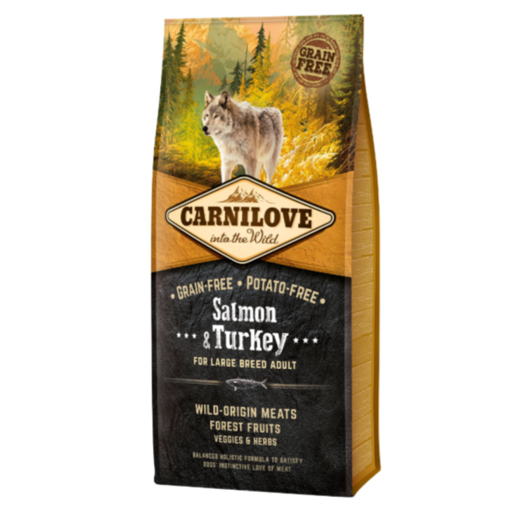 Hunde - Trockenfutter CARNILOVE Adult Salmon & Turkey Large Breed