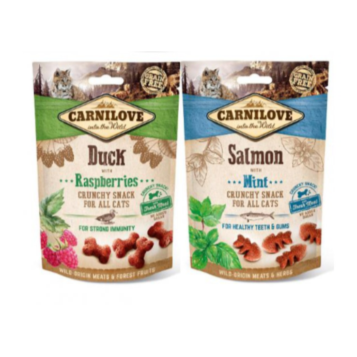 Katzen - Snacks CARNILOVE Crunchy Snacks, 50 g