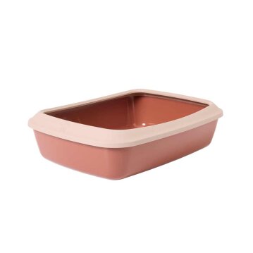 NOBBY Katzentoilette mit Rand "Iriz", rosa, 42...