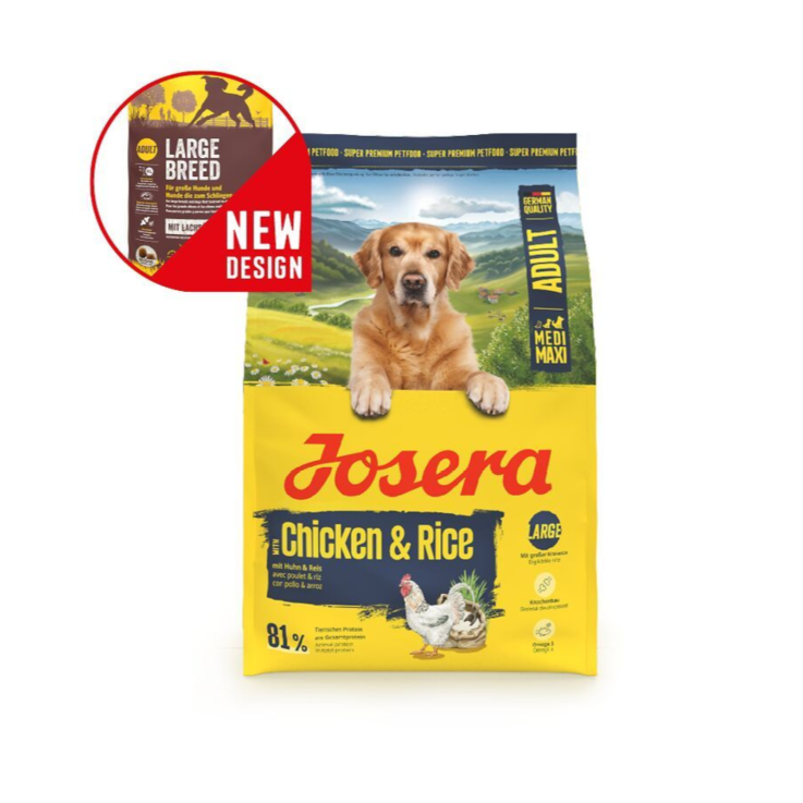 Hunde - Trockenfutter JOSERA Medi/Maxi Chicken & Rice