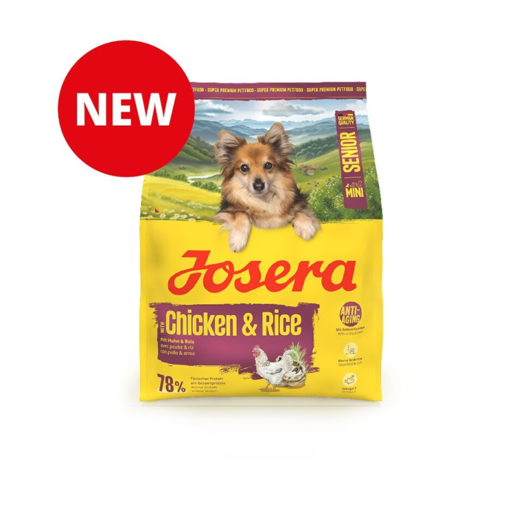 Hunde - Trockenfutter JOSERA Mini Senior Chicken & Rice