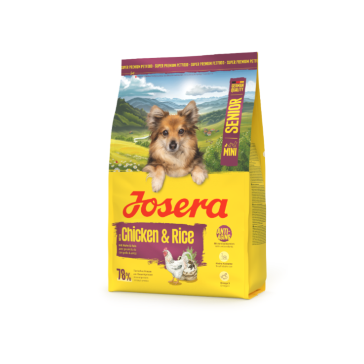 Hunde - Trockenfutter JOSERA Mini Senior Chicken & Rice