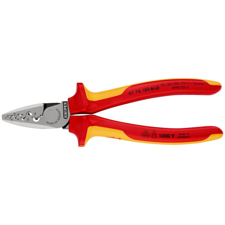 KNIPEX  Crimpzange fuer Aderendhuelsen
