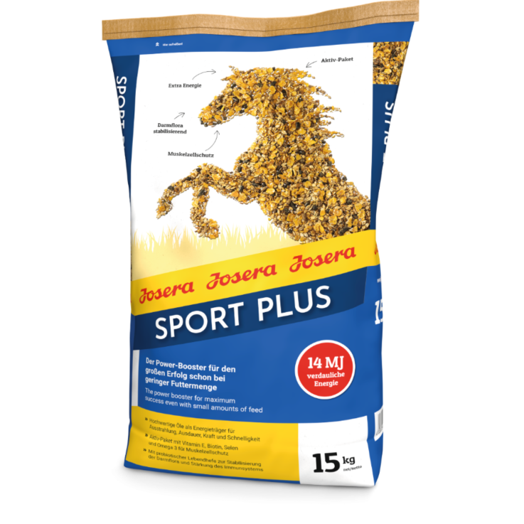 Pferde - Ergänzungsfutter JOSERA Sport Plus, 15 kg