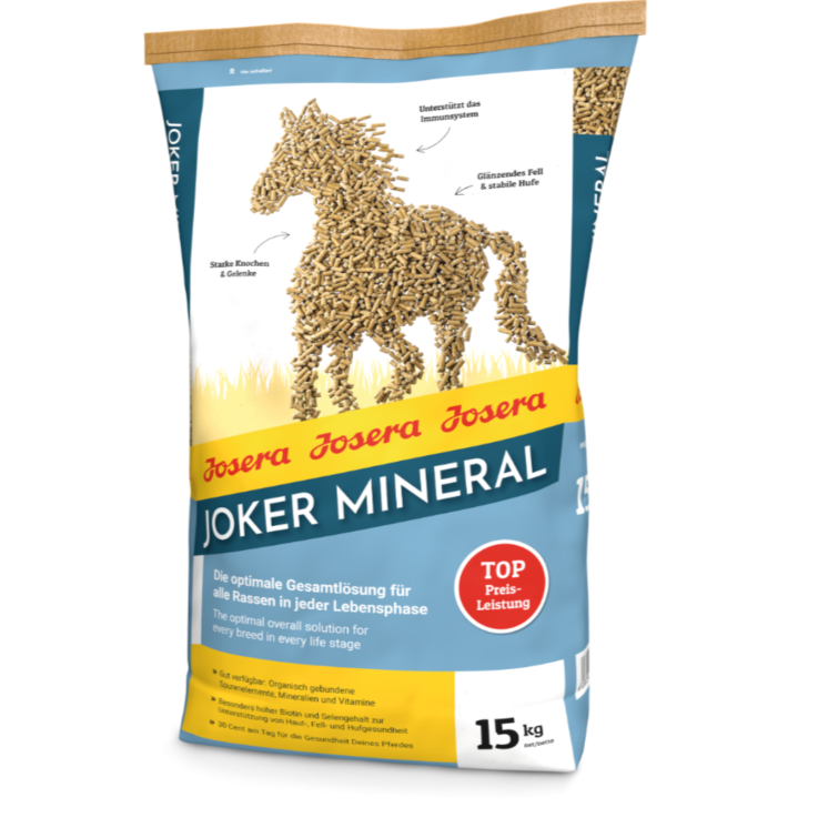 Pferde - Ergänzungsfutter JOSERA Joker-Mineral, 15 kg