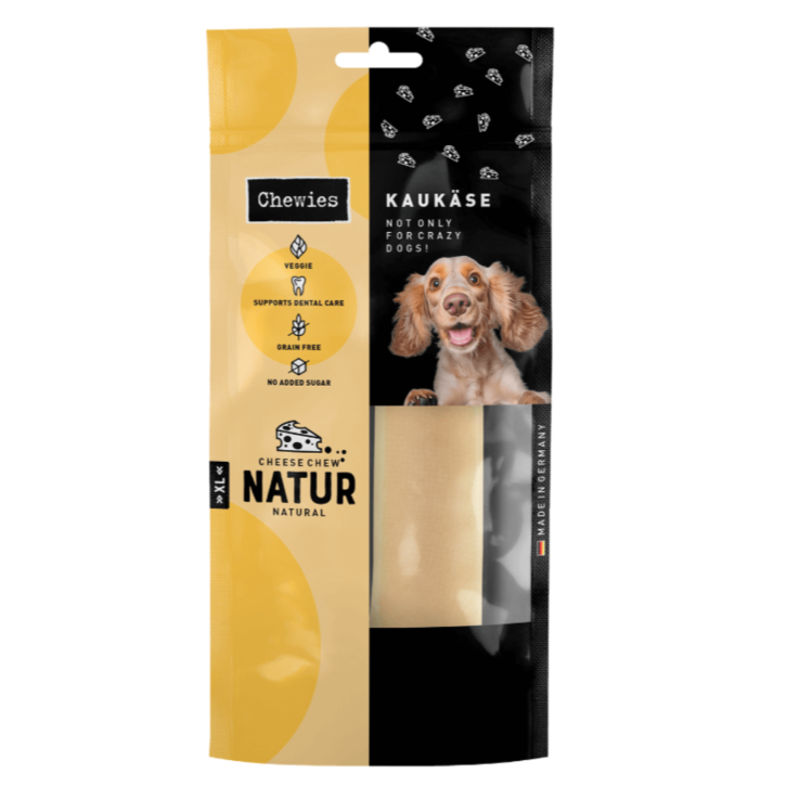 Hunde - Leckerli CHEWIES Kau-Käse natural