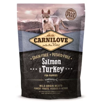 Hunde - Trockenfutter CARNILOVE Puppy Salmon & Turkey