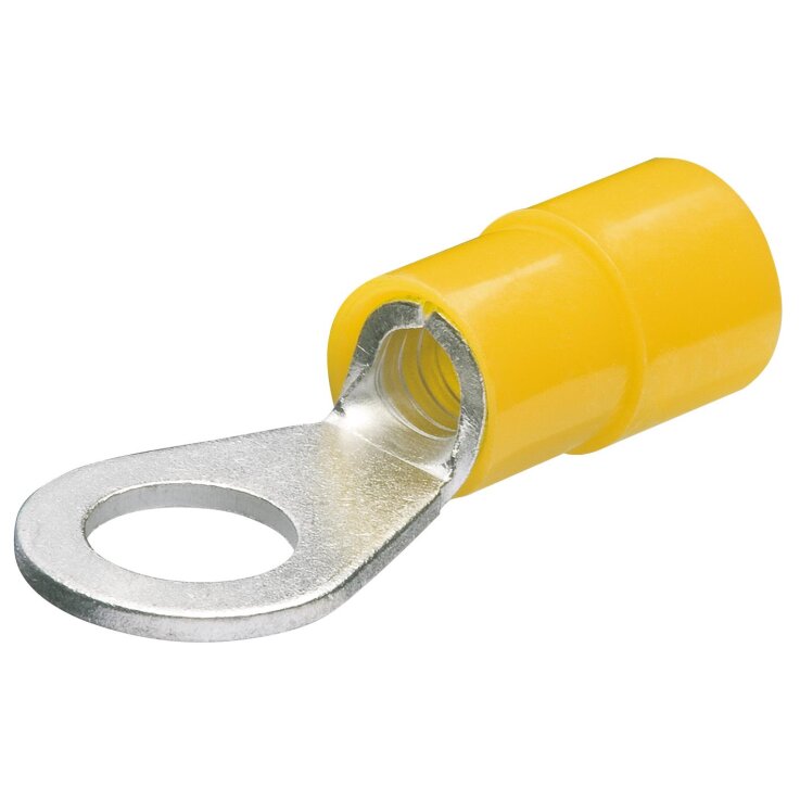 KNIPEX  Kabelschuh/Ringform gelb, Kabel 4,0 - 6,0mm², Schrauben Ø 8mm