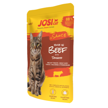 Katzen - Nassfutter JOSERA JosiCat Rich in Beef in Sauce,...