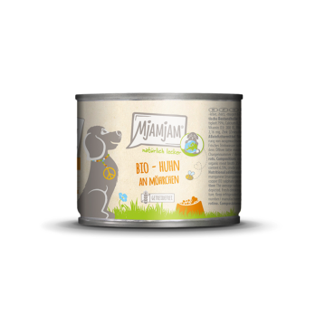 Hunde - Nassfutter MjAMjAM Adult BIO Huhn &amp; Karotten