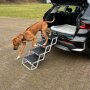 NOBBY Aluminium Falt-Treppe für Hunde, 4-stufig