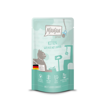 Katzen - Nassfutter MjAMjAM Kitten Pute &amp; Lachs&ouml;l