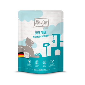 Katzen – Nassfutter MjAMjAM Adult Zarte Ziege an...
