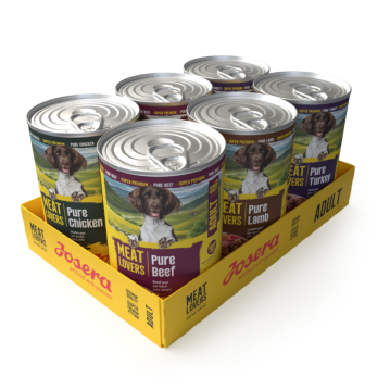 Hunde - Nassfutter JOSERA Meat Lovers Pure Multipack, 6 x...