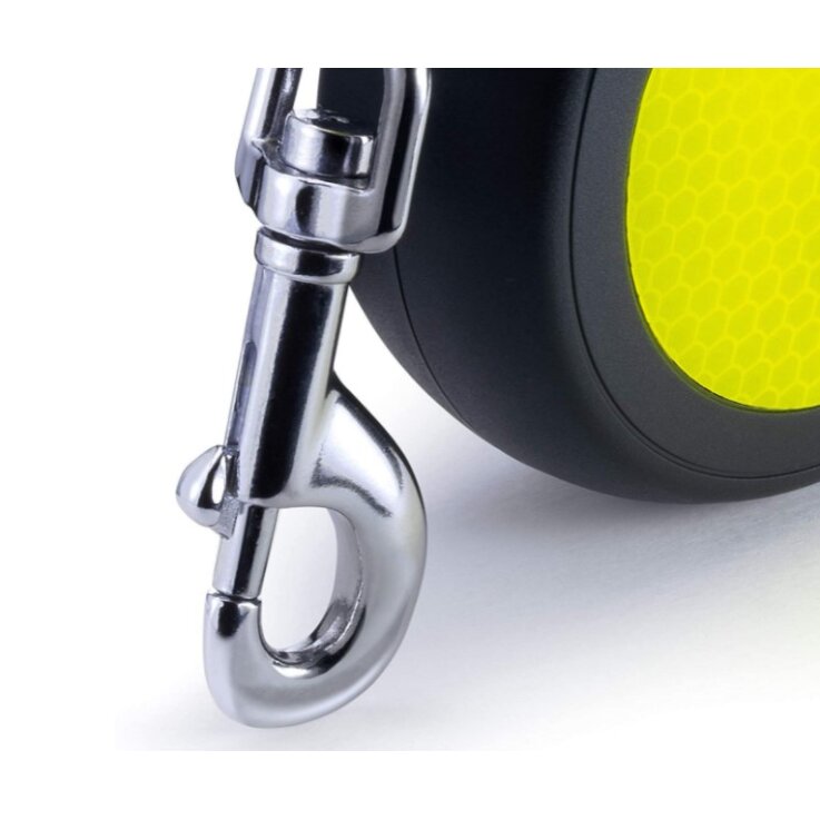 FLEXI New Classic Gurt, neon - gelb, M, 5 m