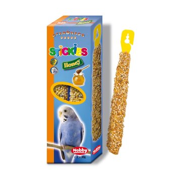 NOBBY Stickies Sittiche Honig, 2 x 30 g