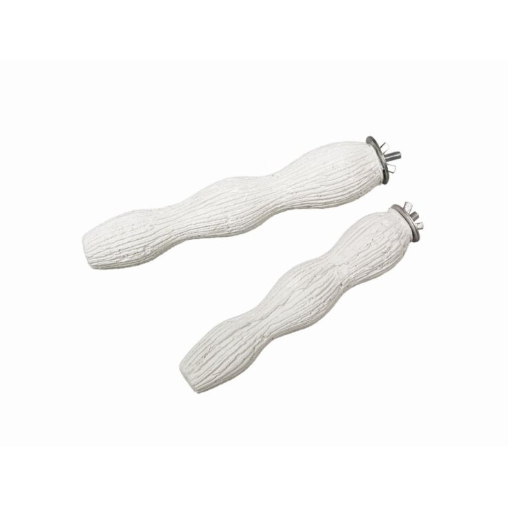 NOBBY  Mineral Stones Sitzstange, weiß, 24 cm