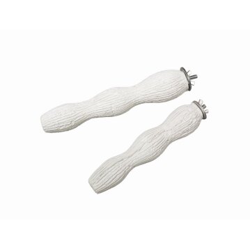 NOBBY  Mineral Stones Sitzstange, wei&szlig;, 24 cm